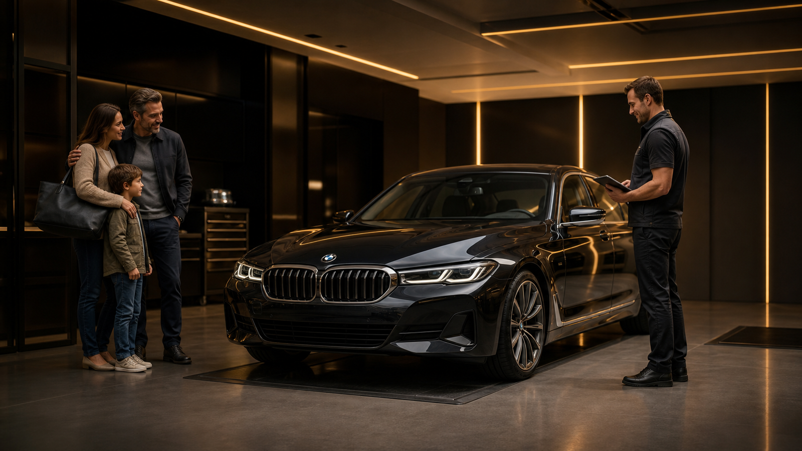 黑金 Premium Garage BMW 家庭用車完成定期保養