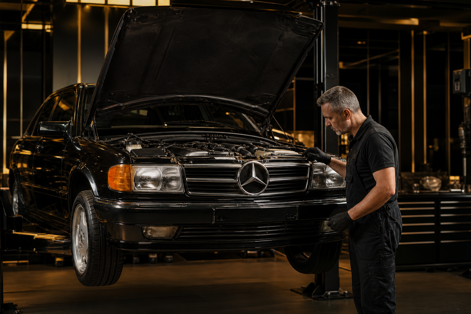 黑金 Premium Garage 高里程 Mercedes 專業車況檢查